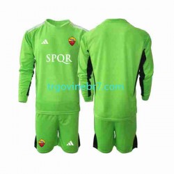 Golmanski Dres - Dres Roma Gostujući 2023-2024 Dugim Rukavima - Dječji Golmanski Dres - Dres Roma Gostujući 2023-2024 Dugim Rukavima - Dječji