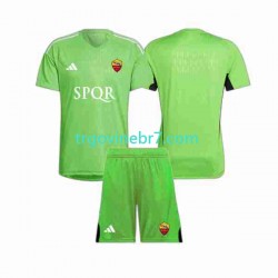 Golmanski Dres - Dres Roma Gostujući 2023-2024 Kratkih Rukava - Dječji Golmanski Dres - Dres Roma Gostujući 2023-2024 Kratkih Rukava - Dječji