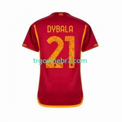 Dres Roma Paulo Dybala 21 Domaći 2023-2024 Kratkih Rukava - Muški