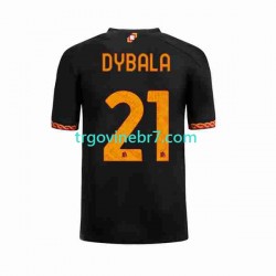 Dres Roma Paulo Dybala 21 Treći 2023-2024 Kratkih Rukava - Muški