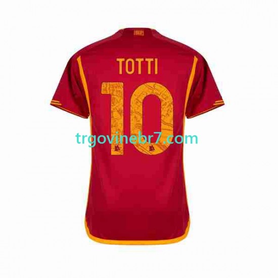 Dres Roma Totti 10 Domaći 2023-2024 Kratkih Rukava - Muški