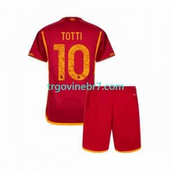 Dres Roma Totti 10 Domaći 2023-2024 Kratkih Rukava - Dječji Dres Roma Totti 10 Domaći 2023-2024 Kratkih Rukava - Dječji