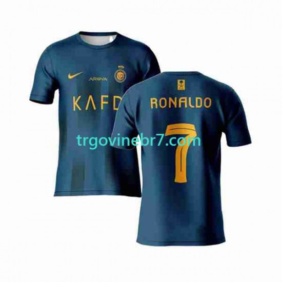 Dres Al-Nassr Ronaldo 7 Gostujući 2023-2024 Kratkih Rukava - Muški