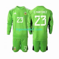 Golmanski Dres - Dres Argentina Emiliano Martinez 23 Domaći World Cup 2022 Dugim Rukavima - Dječji Golmanski Dres - Dres Argentina Emiliano Martinez 23 Domaći World Cup 2022 Dugim Rukavima - Dječji