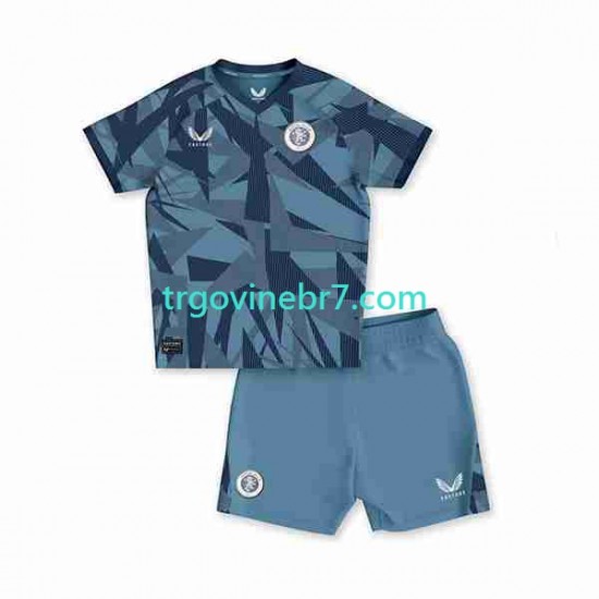 Dres Aston Villa Treći 2023-2024 Kratkih Rukava - Dječji