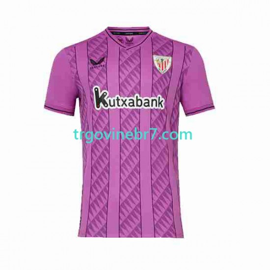 Golmanski Dres - Dres Athletic Bilbao Gostujući 2023-2024 Kratkih Rukava - Muški