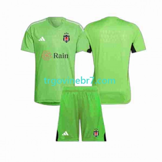 Golmanski Dres - Dres Besiktas Gostujući 2023-2024 Kratkih Rukava - Dječji