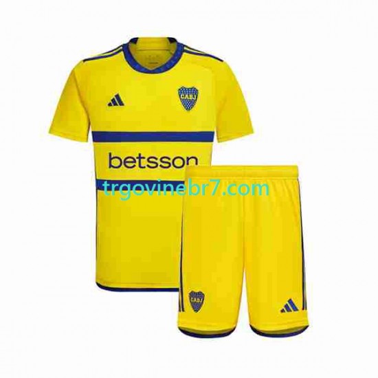 Dres Boca Juniors Gostujući 2023-2024 Kratkih Rukava - Dječji