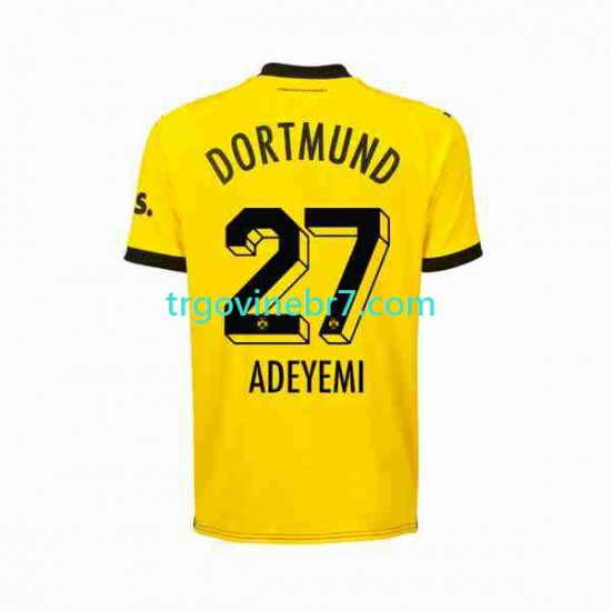 Dres Borussia Dortmund Karim Adeyemi 27 Domaći 2023-2024 Kratkih Rukava - Muški