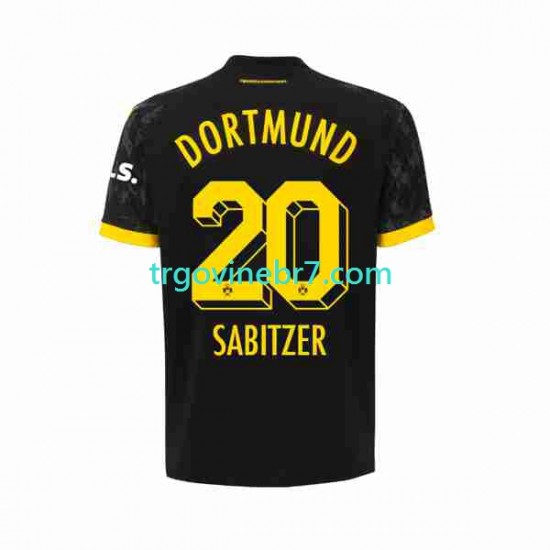 Dres Borussia Dortmund Marcel Sabitzer 20 Gostujući 2023-2024 Kratkih Rukava - Muški