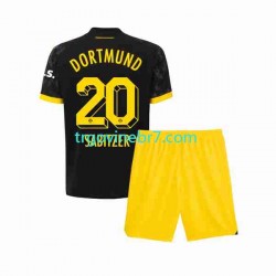Dres Borussia Dortmund Marcel Sabitzer 20 Gostujući 2023-2024 Kratkih Rukava - Dječji Dres Borussia Dortmund Marcel Sabitzer 20 Gostujući 2023-2024 Kratkih Rukava - Dječji