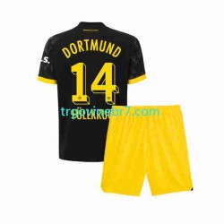 Dres Borussia Dortmund Niclas Fullkrug 14 Gostujući 2023-2024 Kratkih Rukava - Dječji