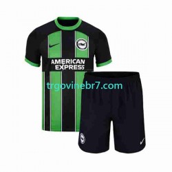 Dres Brighton & Hove Albion Gostujući 2023-2024 Kratkih Rukava - Dječji