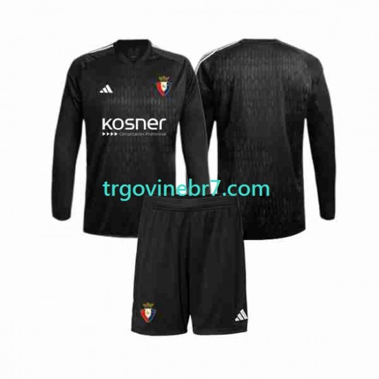 Golmanski Dres - Dres CA Osasuna Gostujući 2023-2024 Dugim Rukavima - Dječji