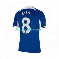 Dres Chelsea Enzo Fernandez 8 Domaći 2023-2024 Kratkih Rukava - Muški Dres Chelsea Enzo Fernandez 8 Domaći 2023-2024 Kratkih Rukava - Muški