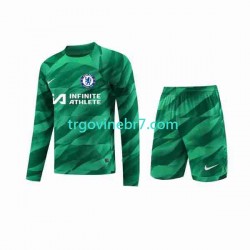 Golmanski Dres - Dres Chelsea Treći 2023-2024 Dugim Rukavima - Dječji