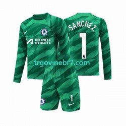 Golmanski Dres - Dres Chelsea Robert Sanchez 1 Treći 2023-2024 Dugim Rukavima - Dječji