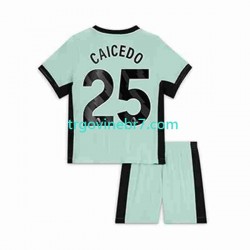 Dres Chelsea Moises Caicedo 25 Treći 2023-2024 Kratkih Rukava - Dječji Dres Chelsea Moises Caicedo 25 Treći 2023-2024 Kratkih Rukava - Dječji