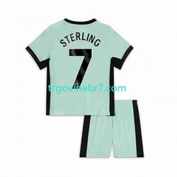 Dres Chelsea Raheem Sterling 7 Treći 2023-2024 Kratkih Rukava - Dječji