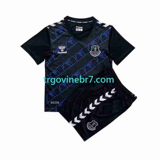 Golmanski Dres - Dres Everton Gostujući 2023-2024 Kratkih Rukava - Dječji