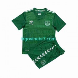 Golmanski Dres - Dres Everton Domaći 2023-2024 Kratkih Rukava - Dječji
