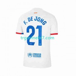 Dres FC Barcelona Frenkie de Jong 21 Gostujući 2023-2024 Kratkih Rukava - Muški