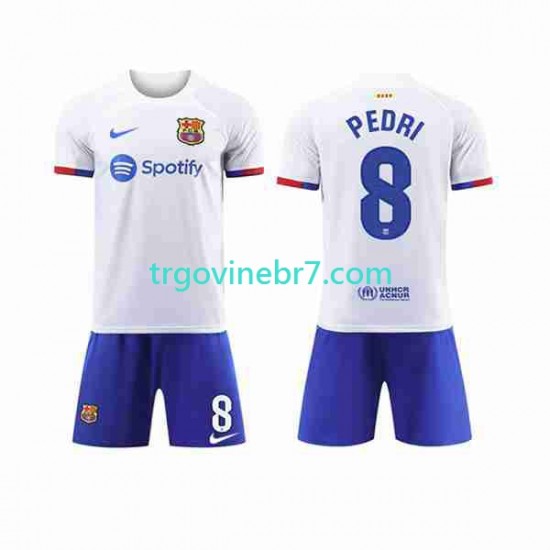 Dres FC Barcelona Pedri 8 Gostujući 2023-2024 Kratkih Rukava - Dječji