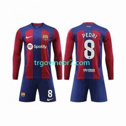 Dres FC Barcelona Pedri 8 Domaći 2023-2024 Dugim Rukavima - Dječji Dres FC Barcelona Pedri 8 Domaći 2023-2024 Dugim Rukavima - Dječji