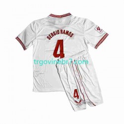 Dres Sevilla FC Sergio Ramos 4 Domaći 2023-2024 Kratkih Rukava - Dječji