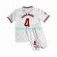 Dres Sevilla FC Sergio Ramos 4 Domaći 2023-2024 Kratkih Rukava - Dječji