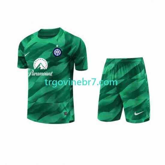 Golmanski Dres - Dres Inter Milan Gostujući 2023-2024 Kratkih Rukava - Dječji