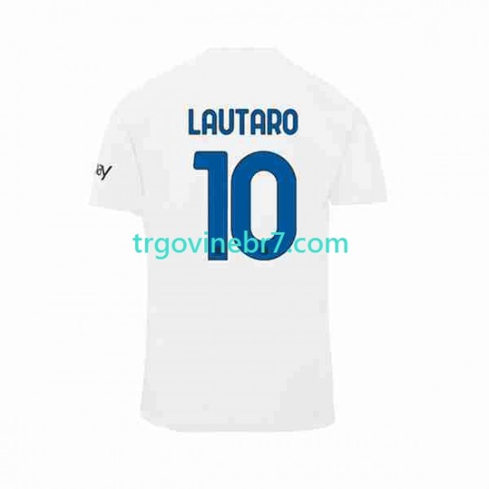 Dres Inter Milan Lautaro Martinez 10 Gostujući 2023-2024 Kratkih Rukava - Muški