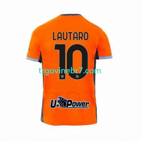 Dres Inter Milan Lautaro Martinez 10 Treći 2023-2024 Kratkih Rukava - Muški