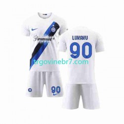 Dres Inter Milan Lukaku 90 Gostujući 2023-2024 Kratkih Rukava - Dječji