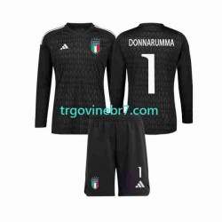 Golmanski Dres - Dres Italija Donnarumma 1 Gostujući 2023 Dugim Rukavima - Dječji Golmanski Dres - Dres Italija Donnarumma 1 Gostujući 2023 Dugim Rukavima - Dječji