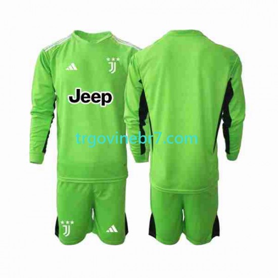 Golmanski Dres - Dres Juventus Treći 2023-2024 Dugim Rukavima - Dječji