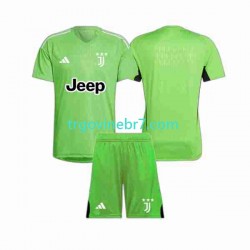 Golmanski Dres - Dres Juventus Treći 2023-2024 Kratkih Rukava - Dječji