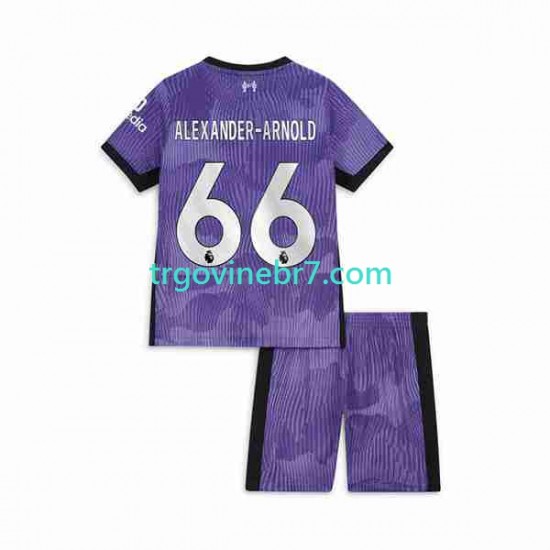 Dres Liverpool Alexander-Arnold 66 Treći 2023-2024 Kratkih Rukava - Dječji