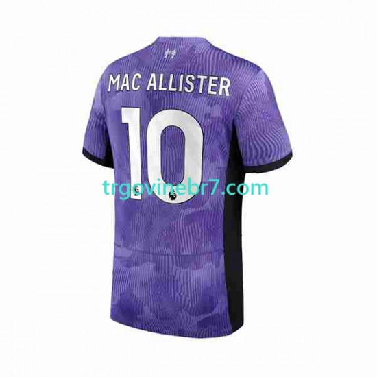 Dres Liverpool Alexis Mac Allister 10 Treći 2023-2024 Kratkih Rukava - Muški