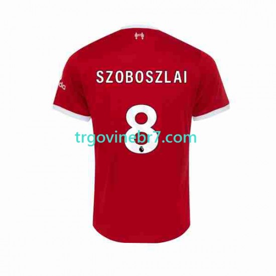 Dres Liverpool Dominik Szoboszlai 8 Domaći 2023-2024 Kratkih Rukava - Muški