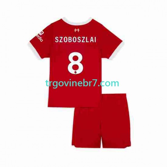 Dres Liverpool Dominik Szoboszlai 8 Domaći 2023 Kratkih Rukava - Dječji