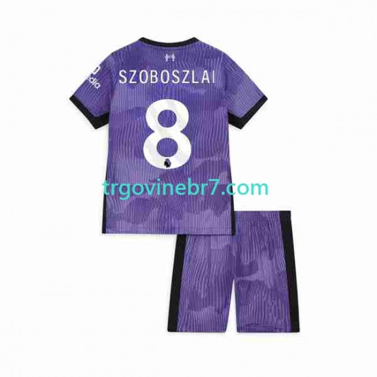 Dres Liverpool Dominik Szoboszlai 8 Treći 2023 Kratkih Rukava - Dječji