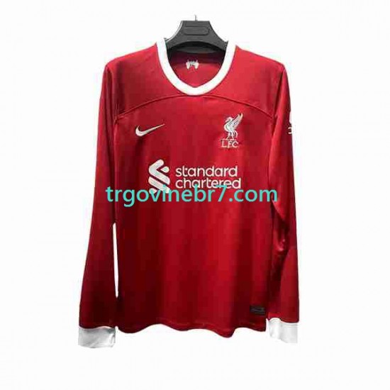 Dres Liverpool Domaći 2023-2024 Dugim Rukavima - Muški