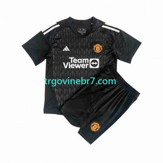 Golmanski Dres - Dres Manchester United Treći 2023-2024 Kratkih Rukava - Dječji