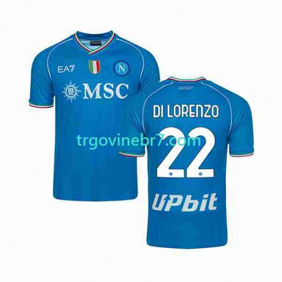 Dres Napoli DI LORENZO 22 Domaći 2023-2024 Kratkih Rukava - Muški