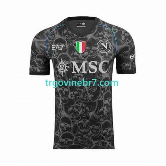 Dres Napoli Halloween Domaći 2023-2024 Kratkih Rukava - Muški