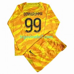 Golmanski Dres - Dres Paris Saint-Germain DONNARUMMA 99 Gostujući 2023-2024 Dugim Rukavima - Dječji
