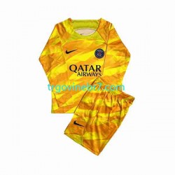 Golmanski Dres - Dres Paris Saint-Germain Gostujući 2023-2024 Dugim Rukavima - Dječji