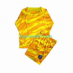 Golmanski Dres - Dres Paris Saint-Germain Gostujući 2023-2024 Dugim Rukavima - Dječji