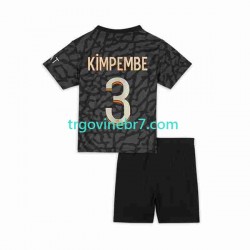 Dres Paris Saint-Germain Kimpembe 3 Treći 2023-2024 Kratkih Rukava - Dječji Dres Paris Saint-Germain Kimpembe 3 Treći 2023-2024 Kratkih Rukava - Dječji
